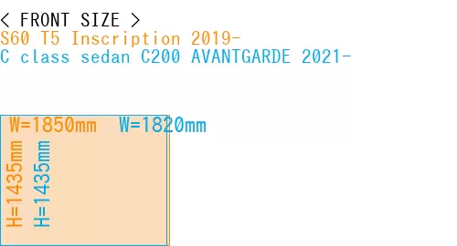 #S60 T5 Inscription 2019- + C class sedan C200 AVANTGARDE 2021-